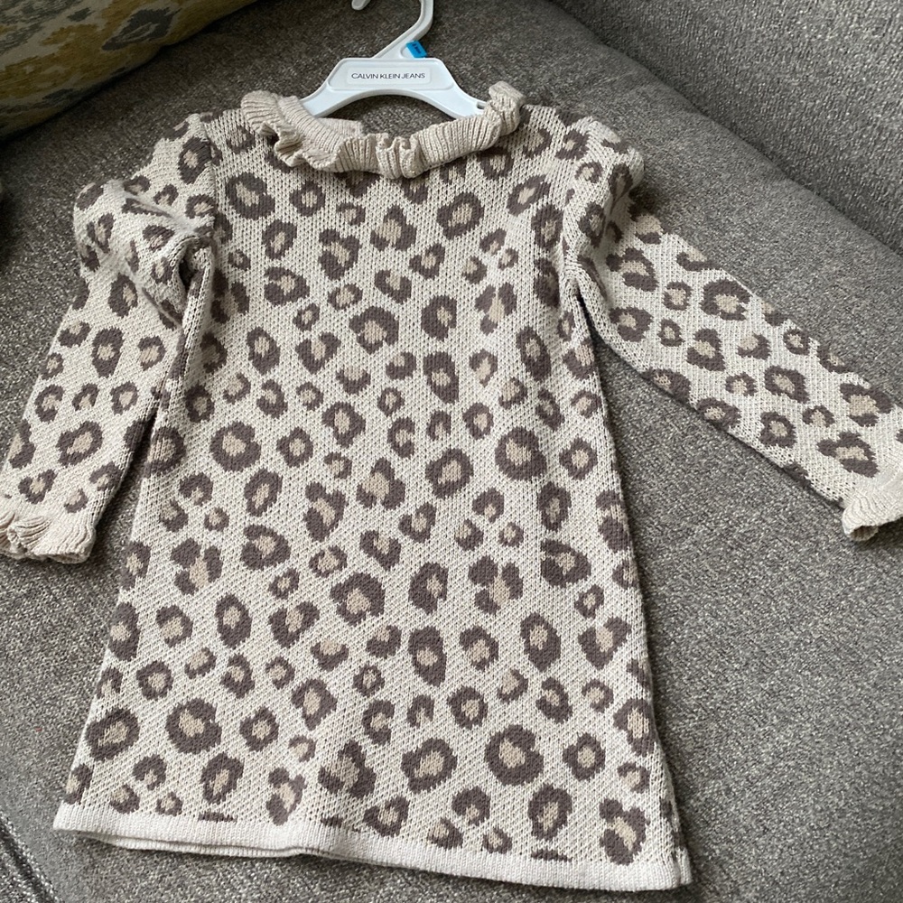 New Calvin Klein cheetah print dress